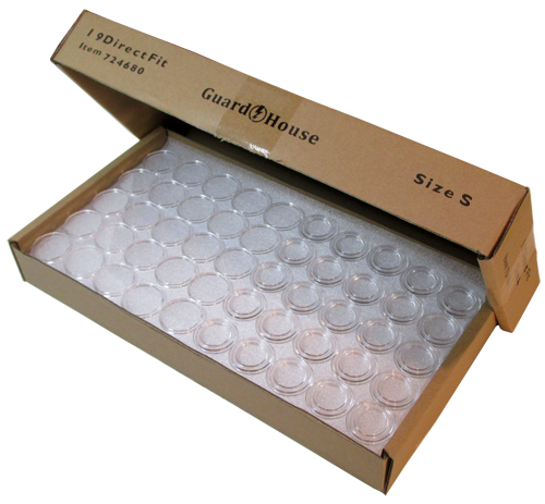 Guardhouse Direct-Fit Coin Capsules - Cent 19mm - 250 Pack