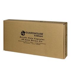 Guardhouse Direct-Fit Coin Capsules - American Silver Eagle 40.6mm - 250 Pack
