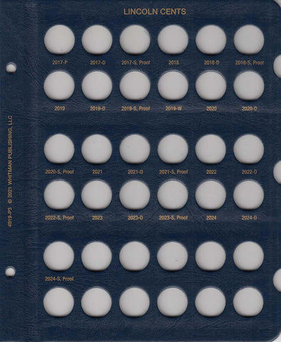 Whitman US Lincoln Cents Page 4919-P3