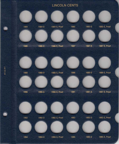 Whitman US Lincoln Cents Page 9112-P7