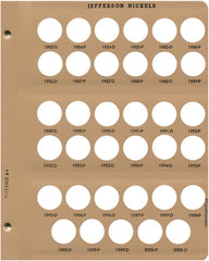 Dansco US Jefferson Nickel Coin Album 1938 - 2005 #7113