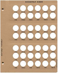 Dansco US Roosevelt Dime Coin Album 1946 - 2023 with Proof #8125