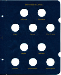 Whitman Statehood DC & Territorial Quarters Type Set Coin Album 1999-2009 #2644
