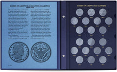Whitman US Liberty Head (Barber) Quarter Album 1892-1916 #9120