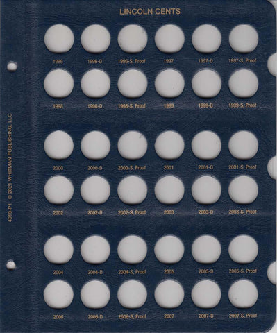 Whitman US Lincoln Cents Page 4919-P1