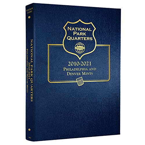 Whitman US National Park Quarter Coin Album 2010-2021 P & D Mints #3057