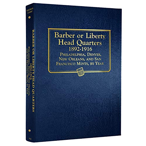 Whitman US Liberty Head (Barber) Quarter Album 1892-1916 #9120