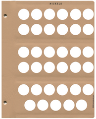 Dansco Nickels Plain with 140 Ports Album #7117