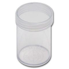 Round Large Dollar (38.1mm) Crystal Clear Polystyrene Coin Tubes - Box 100