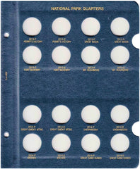Whitman US National Park Quarter Coin Album 2010-2021 P & D Mints #3057