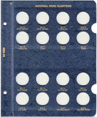 Whitman US National Park Quarter Coin Album 2016 - 2021 P, D & S Mints Volume 2 #3059