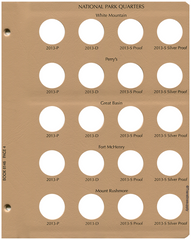 Dansco US National Park Quarter w/ Proofs Album 1910-2015 #8146