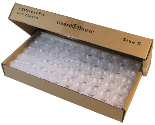 Guardhouse Direct-Fit Coin Capsules - Dime 18mm- 250 Pack