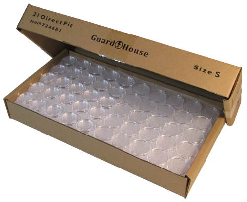 Guardhouse Direct-Fit Coin Capsules - Nickel 21mm - 250 Pack