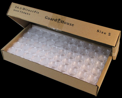 Guardhouse Direct-Fit Coin Capsules - Quarter 24mm - 250 Pack