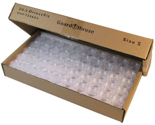 Guardhouse Direct-Fit Coin Capsules - Quarter 24mm - 250 Pack