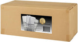 1,000 Pack Double Pocket 2.5 x 2.5 Unplasticized Vinyl Flips Safe for Long Term Coin Storage