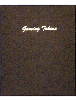 Dansco Gaming Tokens 38mm Coin Album #7005