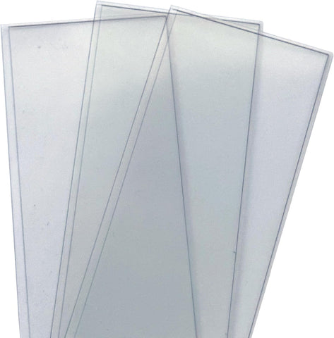 Semi-Rigid Currency Holders - Medium/Modern Size 3" x 6.5" - Archival Safe Unplasticized Banknote Protectors - Pack of 100