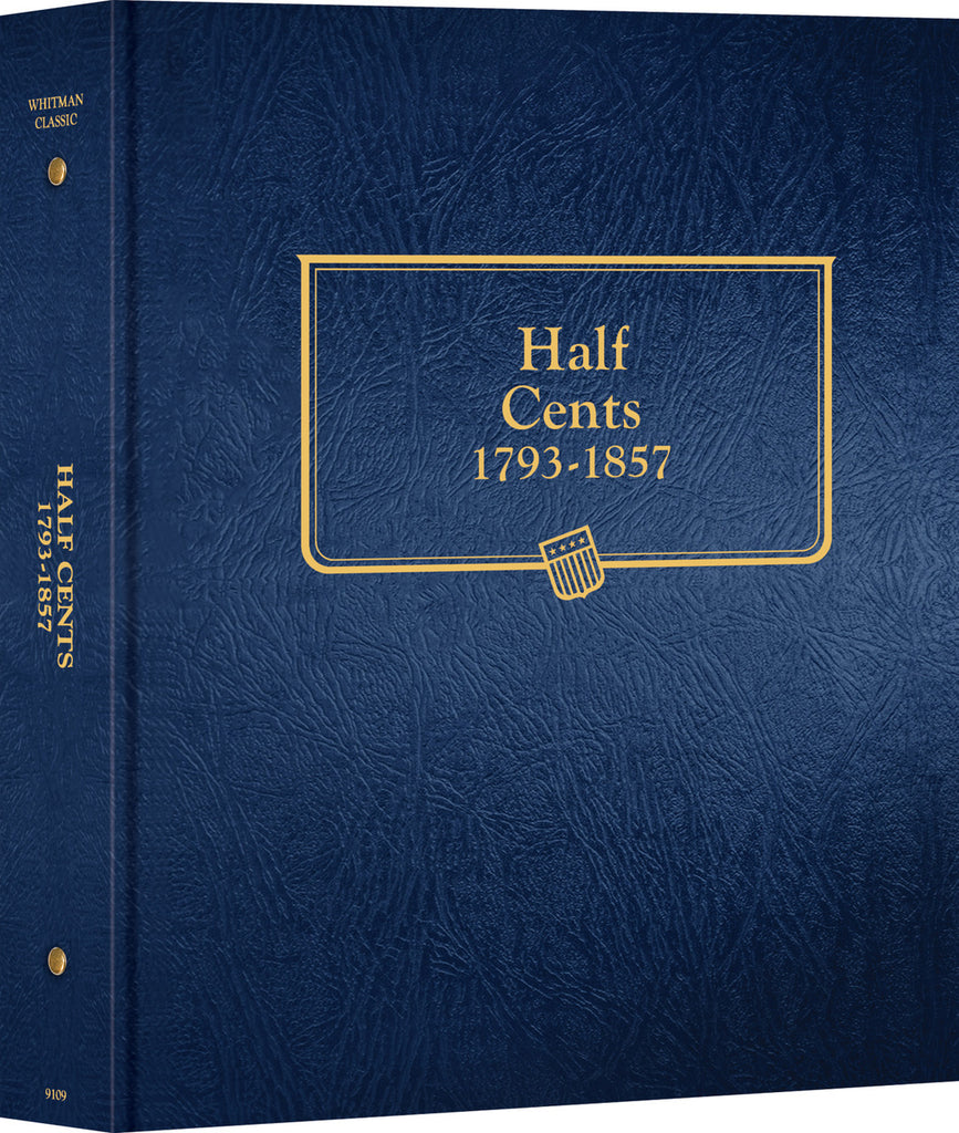 Whitman US Half Cent Coin Album 1793-1857 #9109