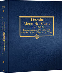 Whitman US Lincoln Memorial Cent Coin Album 1959-2008 #4958