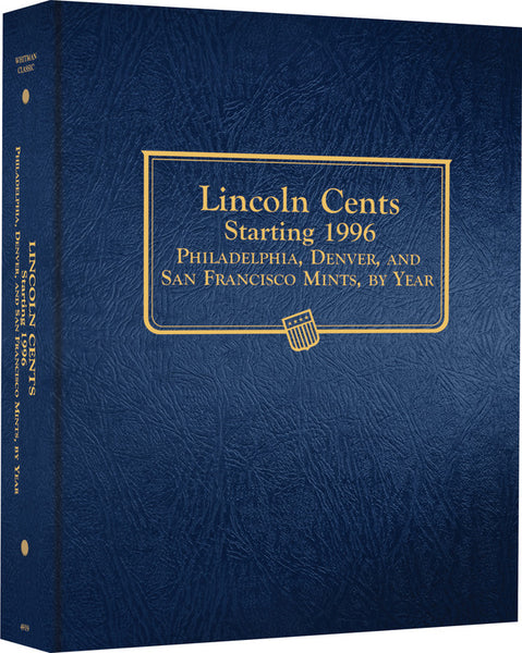 Whitman US Lincoln Cents Album (1996+) #4919