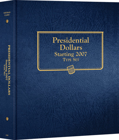 Whitman US Presidential Dollars Type Set Coin Album 2007-2020 #2183