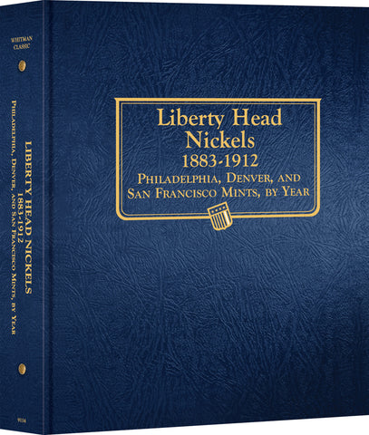 Whitman US Liberty "V" Nickel Coin Album 1883-1912 #9114