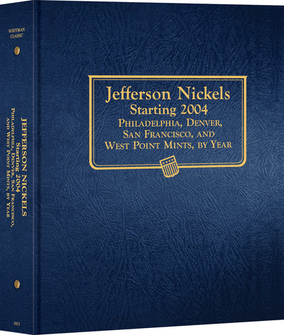 Whitman US Jefferson Nickel Coin Album (2004+) #1973