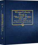Whitman US Mercury Dime Coin Album 1916-1945 #9118