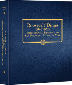 Whitman US Roosevelt Dime Coin Album 1946-2022 #3394