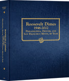 Whitman US Roosevelt Dime Coin Album 1946-2022 #3394