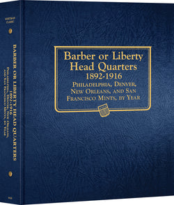 Whitman US Liberty Head (Barber) Quarter Album 1892-1916 #9120