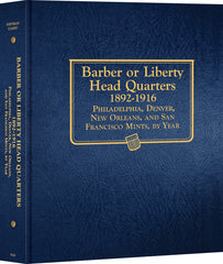 Whitman US Liberty Head (Barber) Quarter Album 1892-1916 #9120