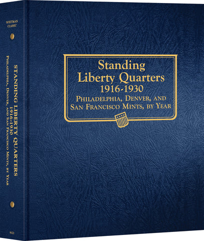 Whitman US Standing Liberty Quarter Coin Album 1916-1930 #9121