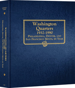 Whitman US Washington Quarter Coin Album 1932-1990 #9122
