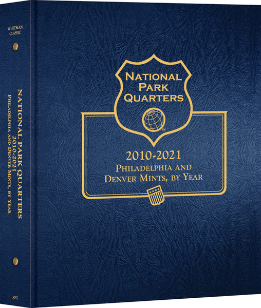 Whitman US National Park Quarter Coin Album 2010-2021 #3057
