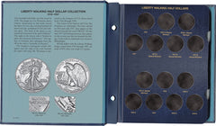Whitman US Walking Liberty Half Dollar Coin Album 1916-1947 #9125