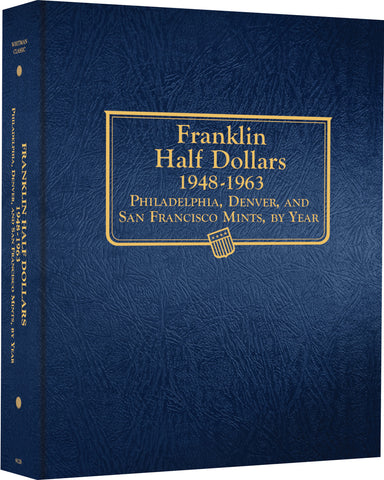 Whitman US Franklin Half Dollar Coin Album 1948-1963 #9136