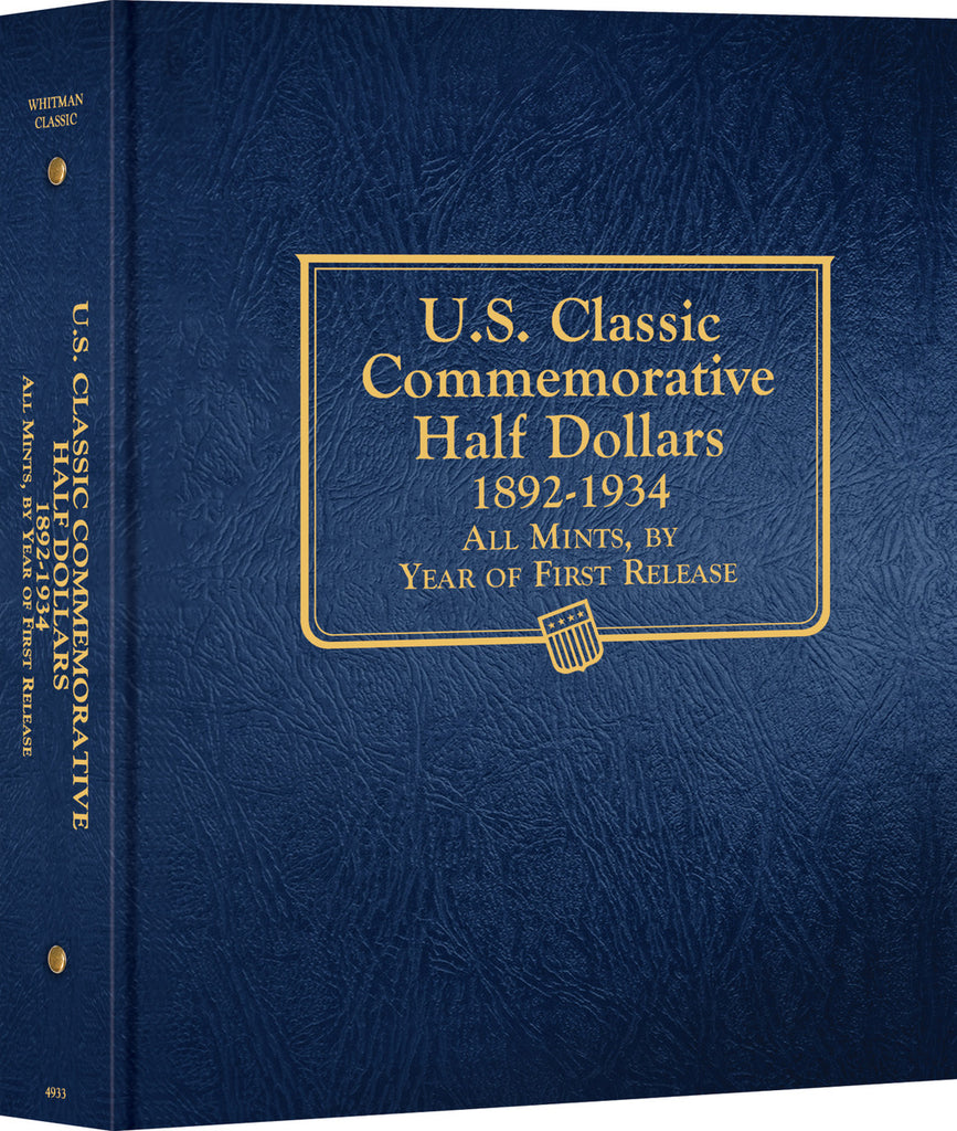 Whitman US Commemorative Half Dollars Coin Album 1892-1934 #4933