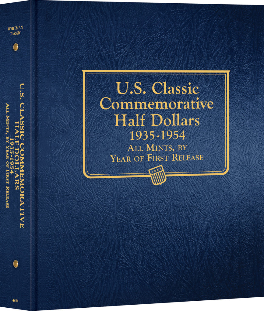 Whitman US Commemorative Half Dollar Coin Album 1935-1954 #4934