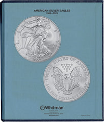 Whitman US American Silver Eagle Coin Album 1986-2021 #3395