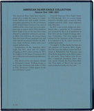 Whitman US American Silver Eagle Coin Album 1986-2021 #3395