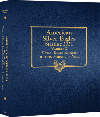Whitman US American Silver Eagle Coin Album (2021+) #4898