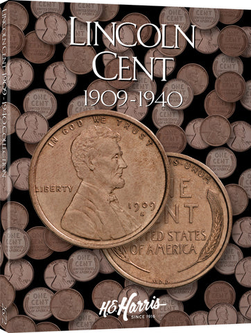 H.E. Harris & Co US Lincoln Cent Coin Folder 1909-1940 #2672