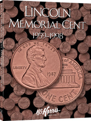 H.E. Harris Lincoln Memorial Cents Coin Folder 1959-1998 #2675