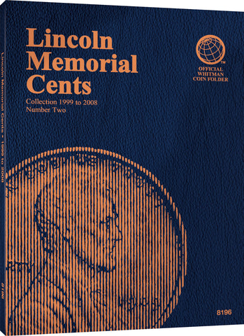 Whitman US Lincoln Memorial Cent Coin Folder 1999-2008 #8196