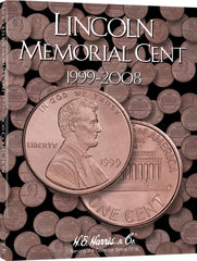 H.E. Harris & Co US Lincoln Memorial Cent Coin Folder 1999-2008 and Beyond #2705