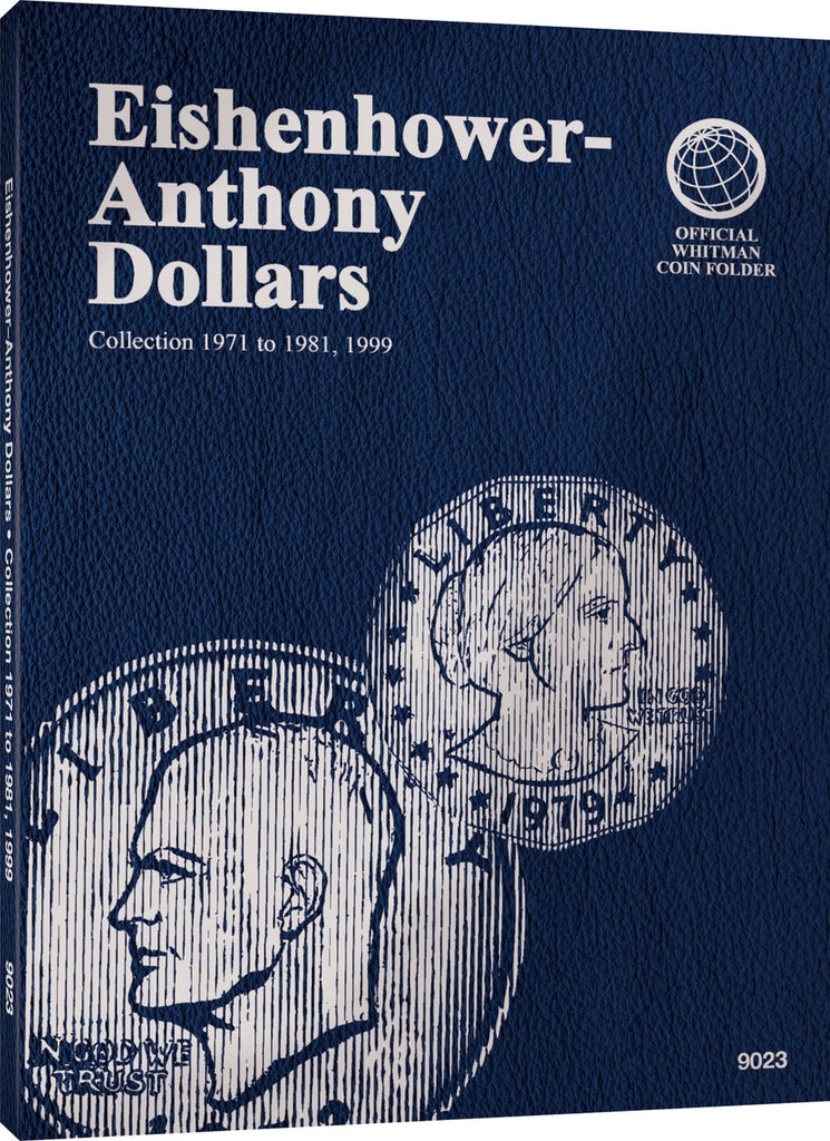 Whitman Coin Folder U.S. Eisenhower and Susan B. Anthony Dollars 1971-1999 #9023
