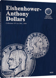 Whitman Coin Folder U.S. Eisenhower and Susan B. Anthony Dollars 1971-1999 #9023